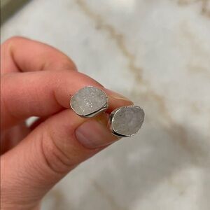 Elegant Silver Stud Earrings